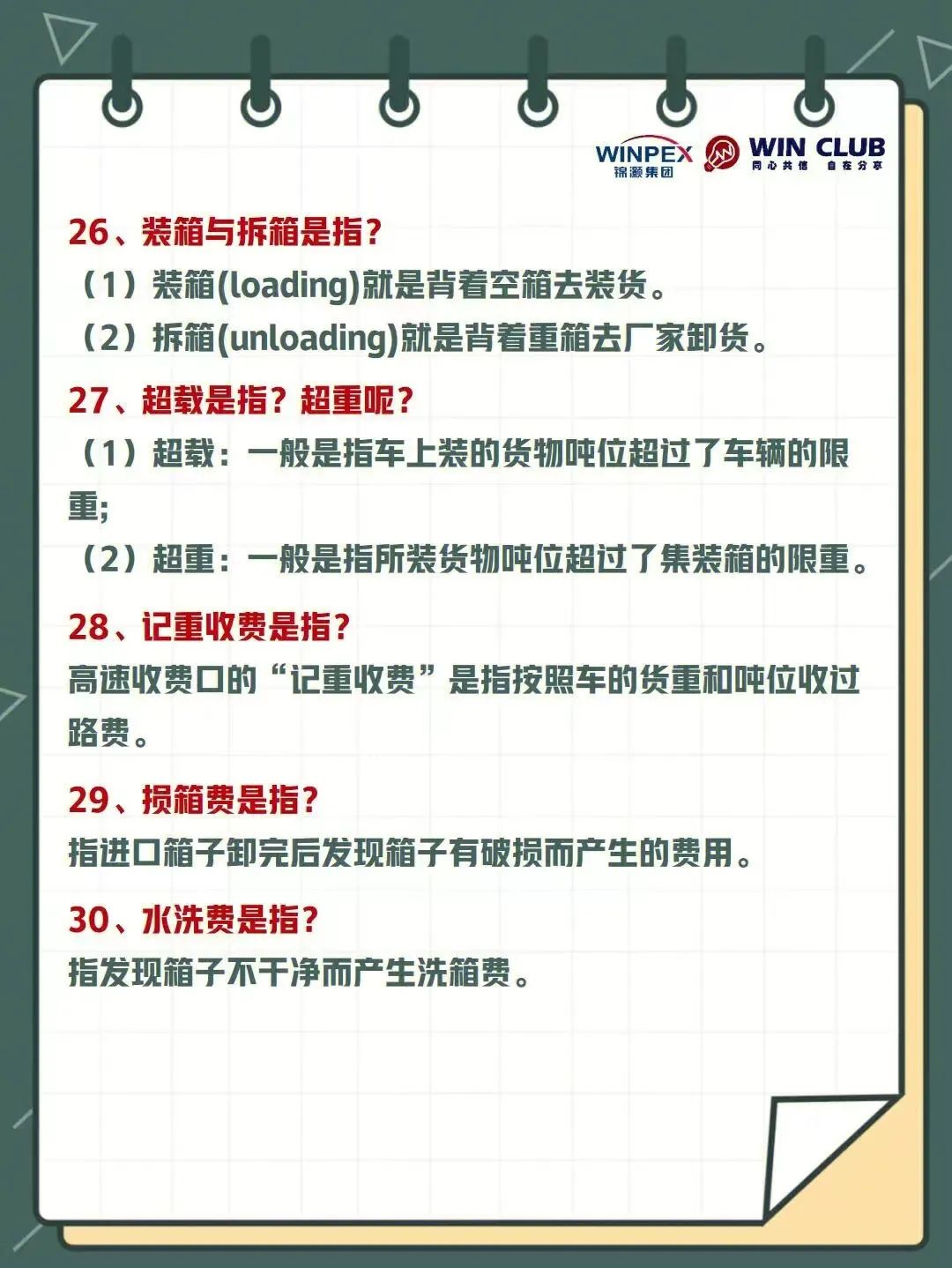 集装箱知识，看这 30 条足够了！